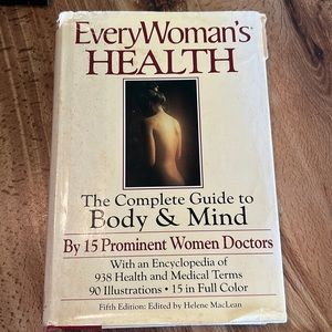 Every Woman’s Health book with medical encyclopedia by women doctors